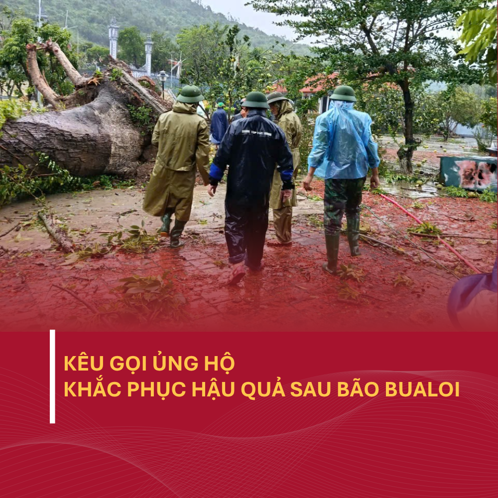 Kêu Gọi Ủng Hộ Khắc Phục Hậu Quả Sau Bão Bualoi